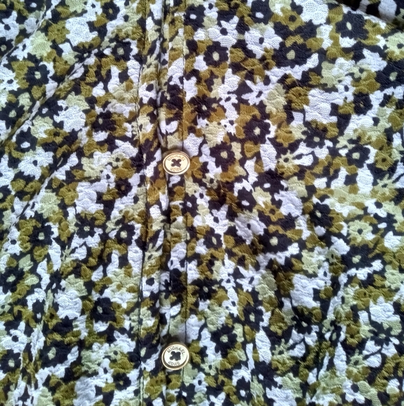 MICHAEL KORS Floral Green Blouse - Picture 2 of 13